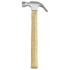 HAMMER CLAW WOODEN HDLE 500GR